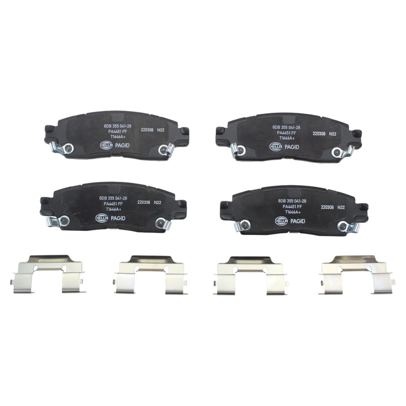 DuraGo Rear Rotors Hella Ceramic Disc Brake Pads Kit For 9-7x Envoy Trailblazer gallery