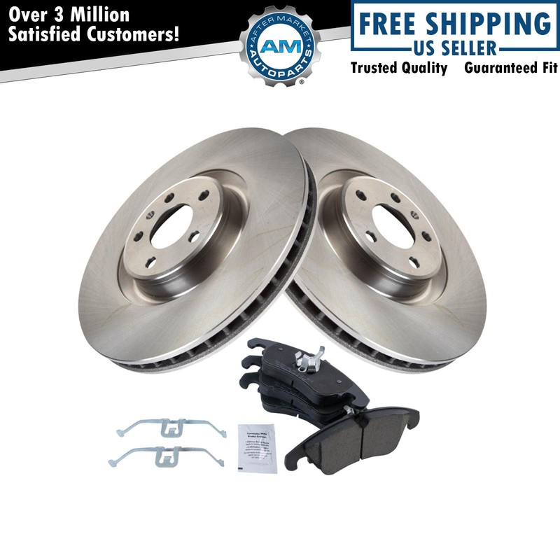 Front Brake Pad & Rotor Kit Fits 13-16 Audi