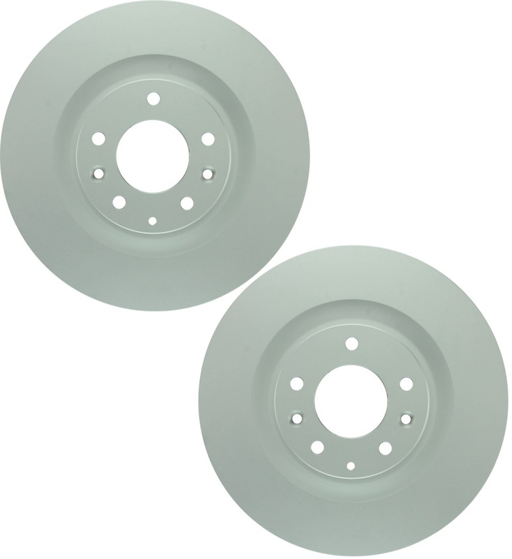 Bosch QuietCast Pair Set 2 Front 320mm Vented Brake Disc Rotors For Mazda CX-9