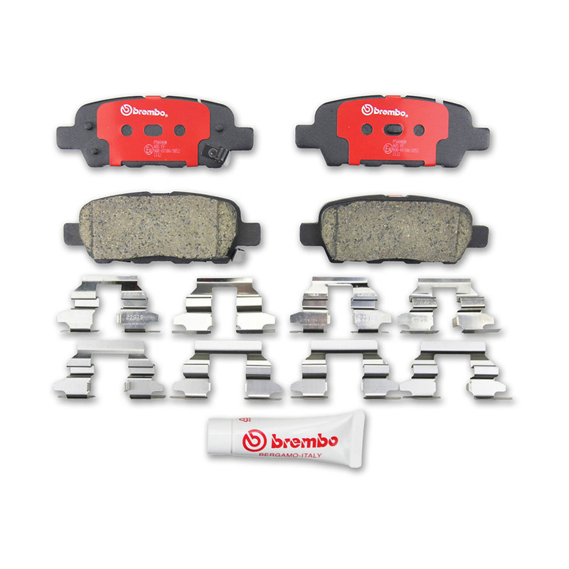 Brembo Front and Rear Disc Brake Rotors Ceramic Brake Pads for 1993 BMW 325is gallery