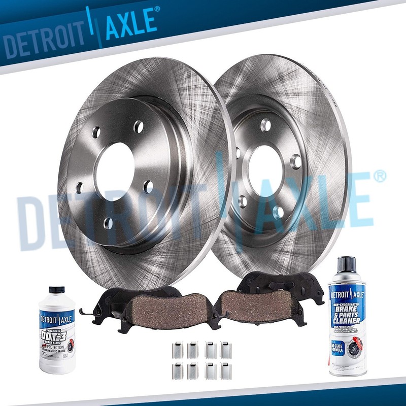 REAR Brake Rotors & Pads for 2008 2009 2010 2011 Jeep Liberty Dodge Nitro
