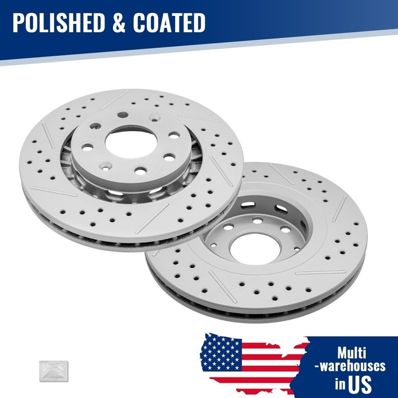 For 2006-11 Chevy Aveo5 Spark EV Pontiac G3 Wave5 Swift+ Front Brake Disc Rotors
