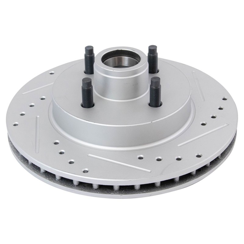 Front Ceramic Brake Pad & Performance Coated Rotor Kit w/Chemicals gallery
