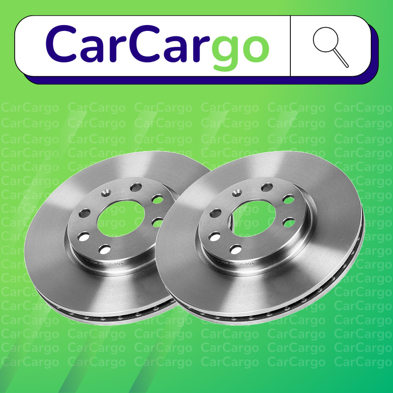 Vented Front Brake Discs Vauxhall Corsa 1.4 Twinport 2003-2006 260 mm