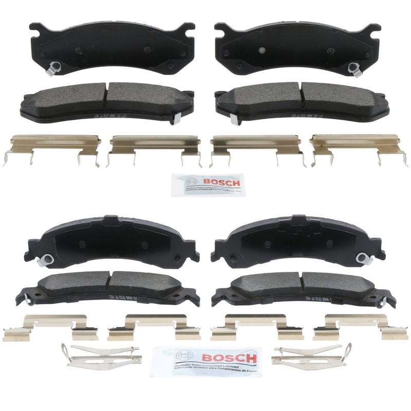Bosch OEM Front & Rear Ceramic Brake Pads Kit For 2000-2006 Chevy Suburban 1500