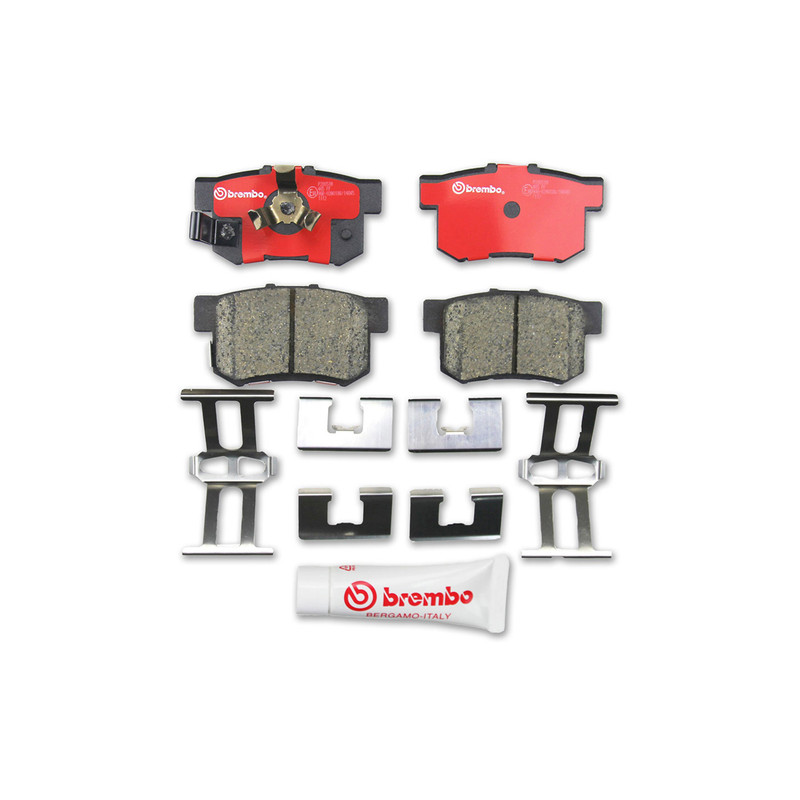 Brembo Rear Disc Brake Rotors Ceramic Brake Pads for 2005-2011 Honda CR-V gallery