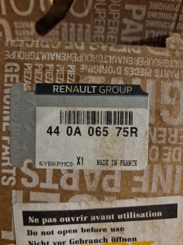 GENUINE NEW RENAULT MEGANE MK4 2015-24 REAR BRAKE DISCS X2 440A06575R