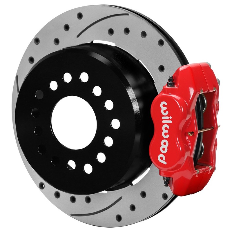 Wilwood 140-17121-DR Forged Dynalite Rear Parking Brake, DS, Red
