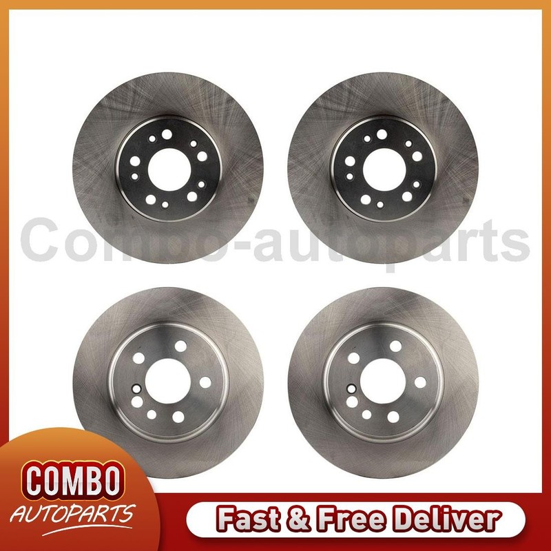 Front Rear Disc Brake Rotors Fits Mercedes-Benz 400SE Mercedes-Benz 400SEL