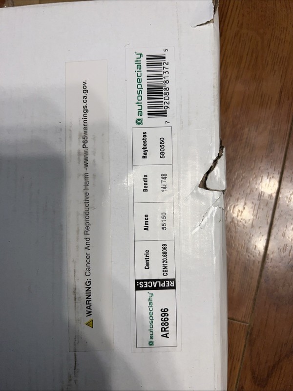 PowerStop Autospecialty OE Replacement Rotors AR8696 (Set) NIB gallery