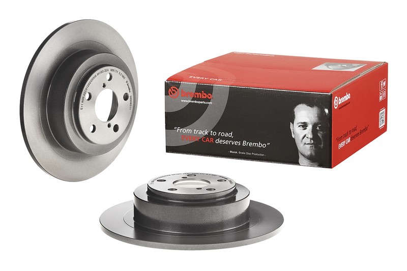 Brembo Rear Left or Right Solid Disc Brake Rotor For Subaru Baja Legacy Outback