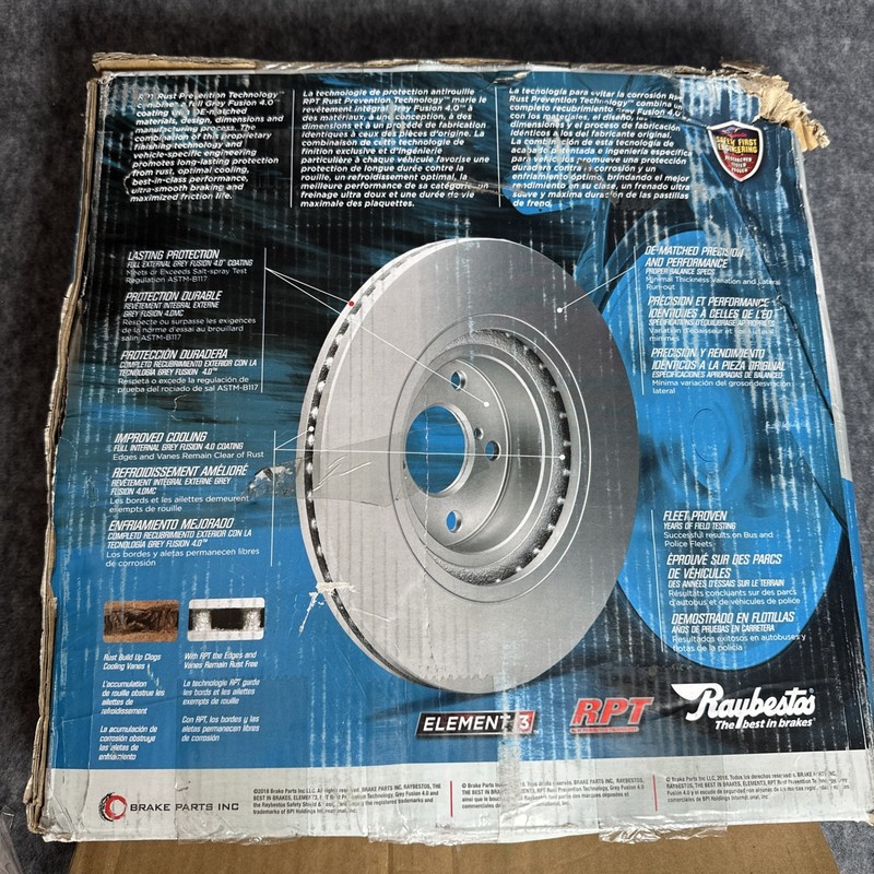 Raybestos 681014FZN Disc Brake Rotor-Element3 Coated SEALED gallery
