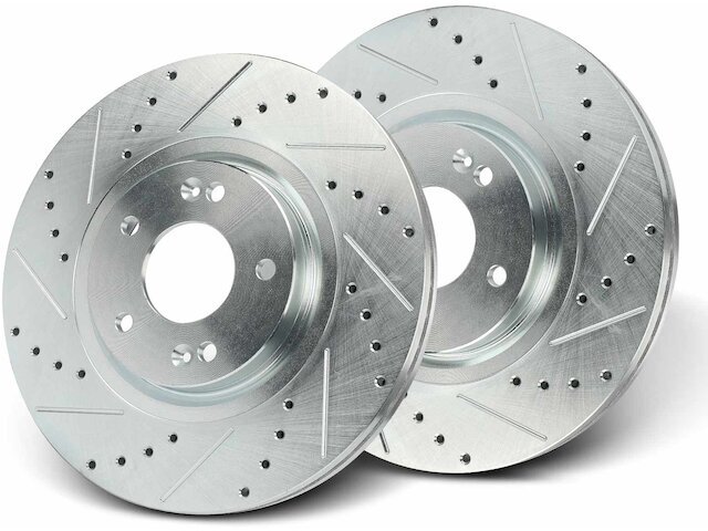 51QW91N Front Brake Rotor Set Fits 2015-2016, 2018-2021 Kia Sedona 3.3L V6