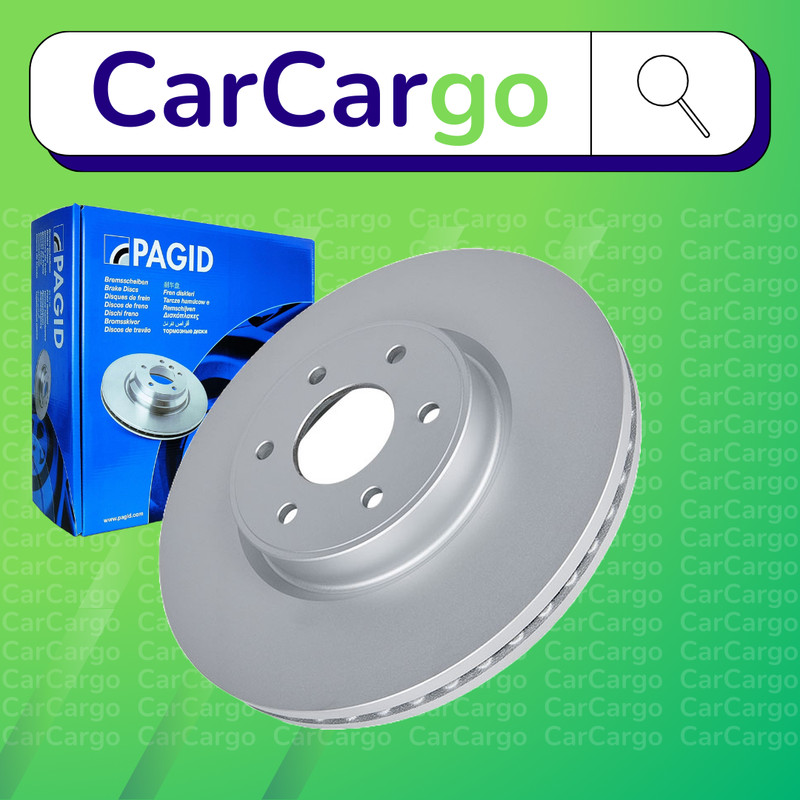 Pagid Vented Front Brake Discs Pair Mercedes X-Class X 220 d 2017-2020 320 mm