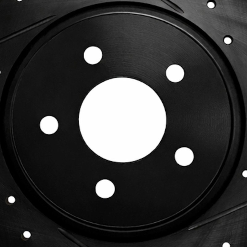 For Chevy Impala 2011-2013 Brake Rotor Set | Drilled and Slotted Rotor Style gallery