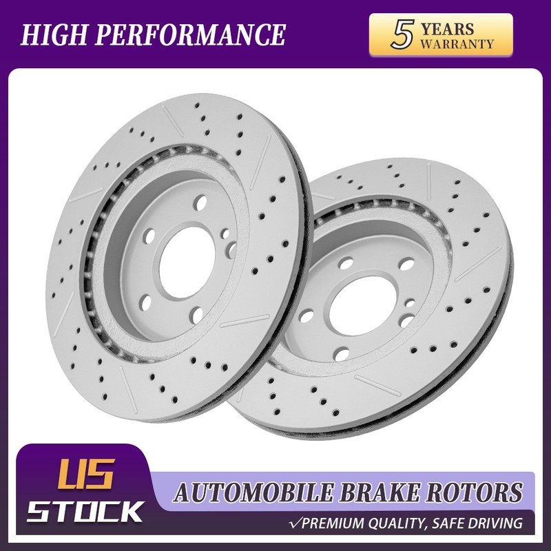 Rear Drilled Brake Rotor For Mercedes-Benz Cla250 2014 2015 20106 2017 2018