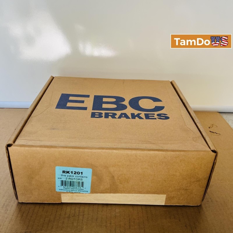 EBC Brakes RK1201 OE-Style Disc Brake Rotor Set (2), G3000 Cast Iron