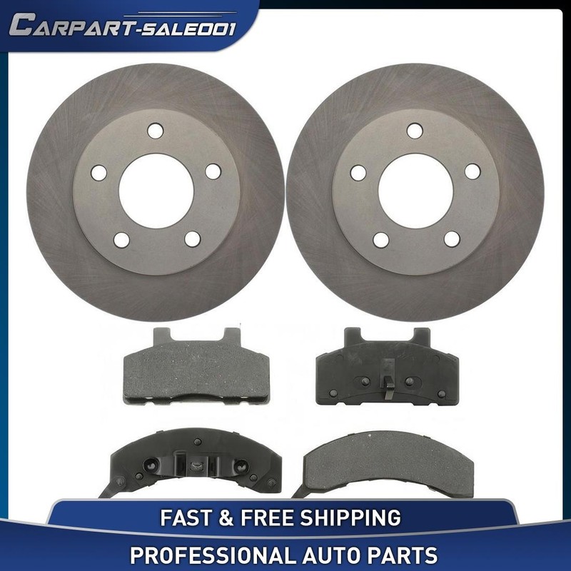 10.26″ Front Disc Rotors Brake Pads Kit for 1983-1985 Buick Century 3.0L