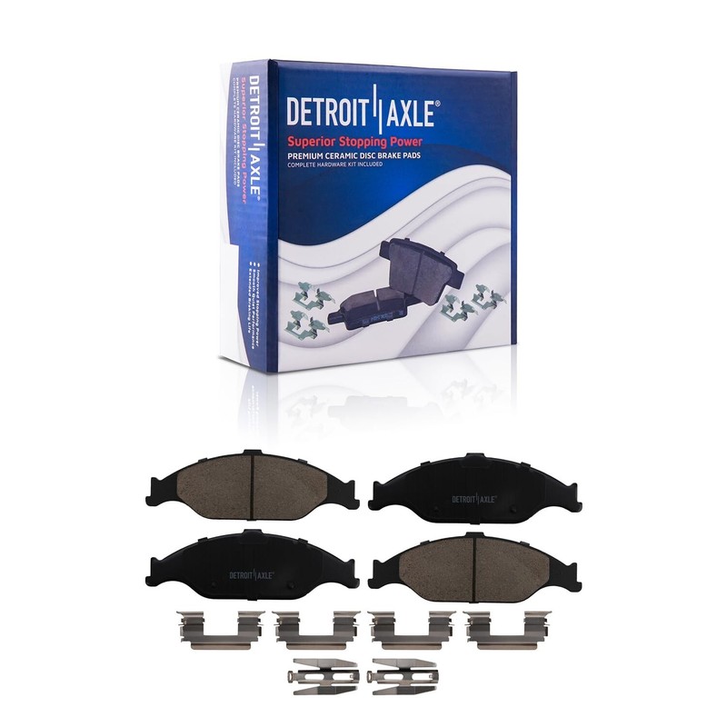 Front Brake Rotors + Brake Pads for 1999 - 2002 2003 2004 Ford Mustang Base GT gallery
