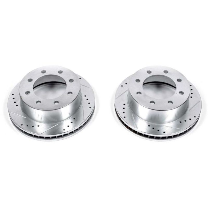 Power Stop Evolution Drilled & Slotted Rotors for Dodge Ram 2500 & 3500 (Pair)