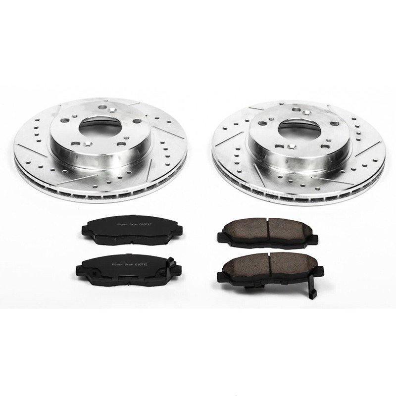 KC2384 Powerstop Brake Disc and Caliper Kits 2-Wheel Set Front Sedan for Civic gallery