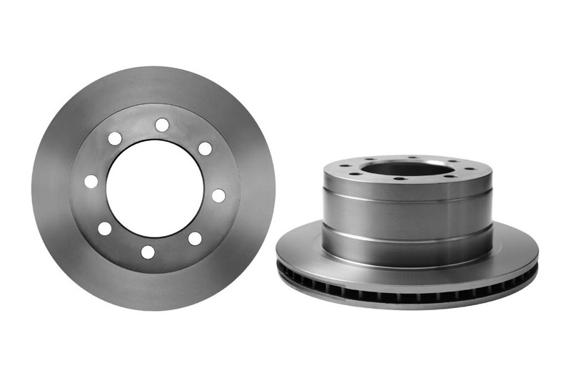 Brembo 09.B655.10 Prime OE Equivalent Vented Brake Rotors – Rear Pair