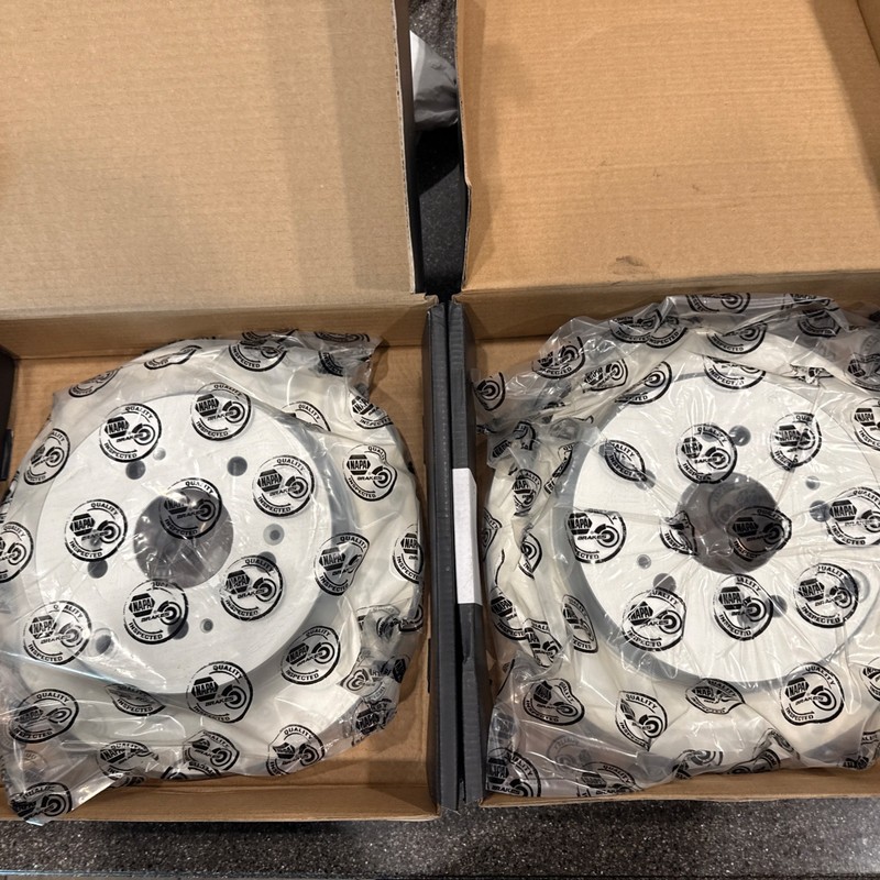 PowerStop JBR1158EVC Rear Disc Brake Rotor Genuine Geomet Coated *New* Set Of 2 gallery