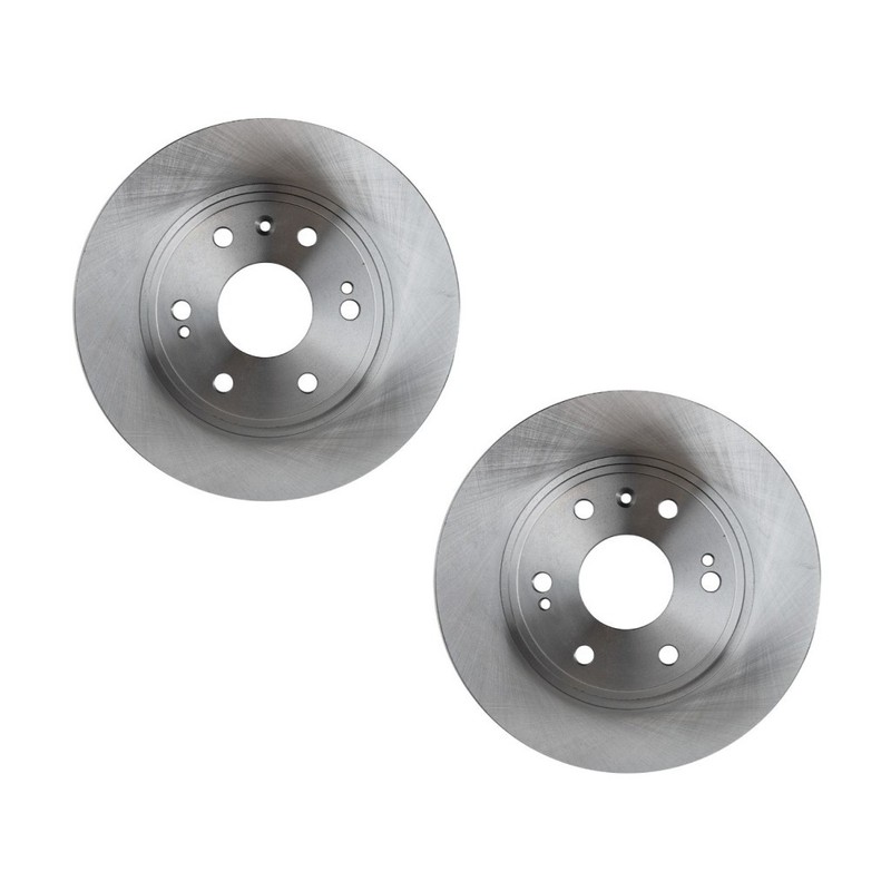 For GMC Sierra 1500 2005-2019 Brake Discs Front Cast Iron | Natural Disc Finish