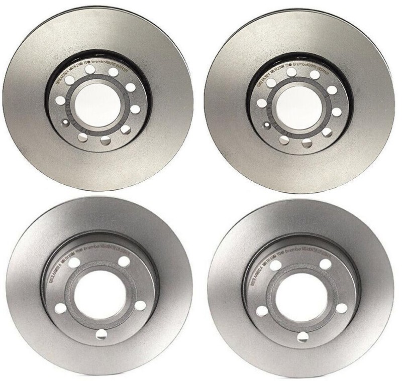Brembo Front 288mm Rear 255mm Brake Disc Rotors Kit for Audi A6 Quattro ’98-’01