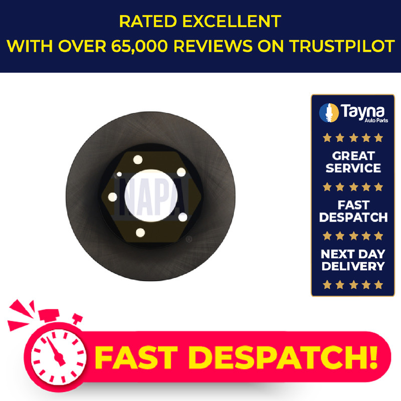 2x Brake Discs Pair Solid fits NISSAN NV400 X62 2.3D Rear 2011 on 305mm Set NAPA