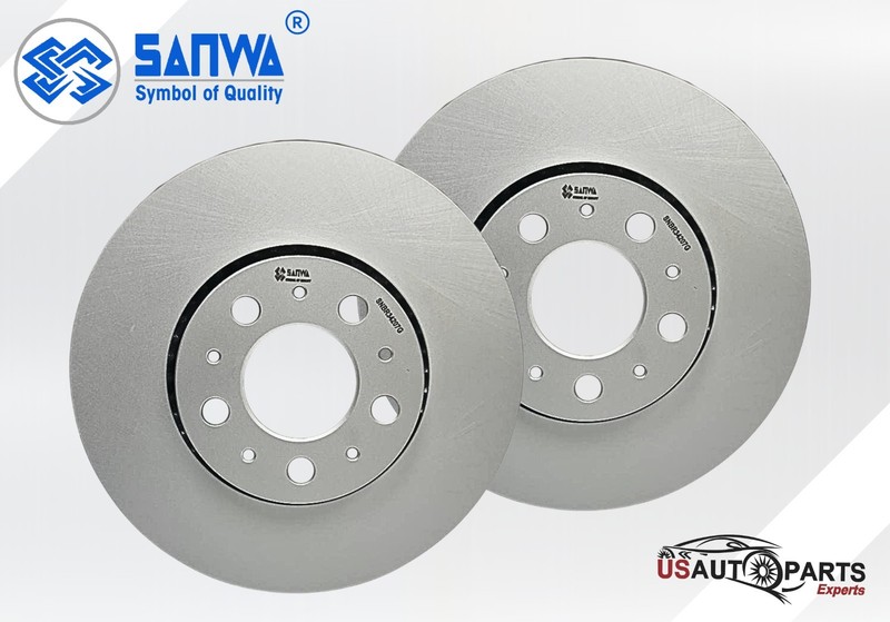 SET OF 2 FRONT BRAKE ROTOR VENTED & GEOMET COATED 286 mm FOR Volvo S60 1999-2009