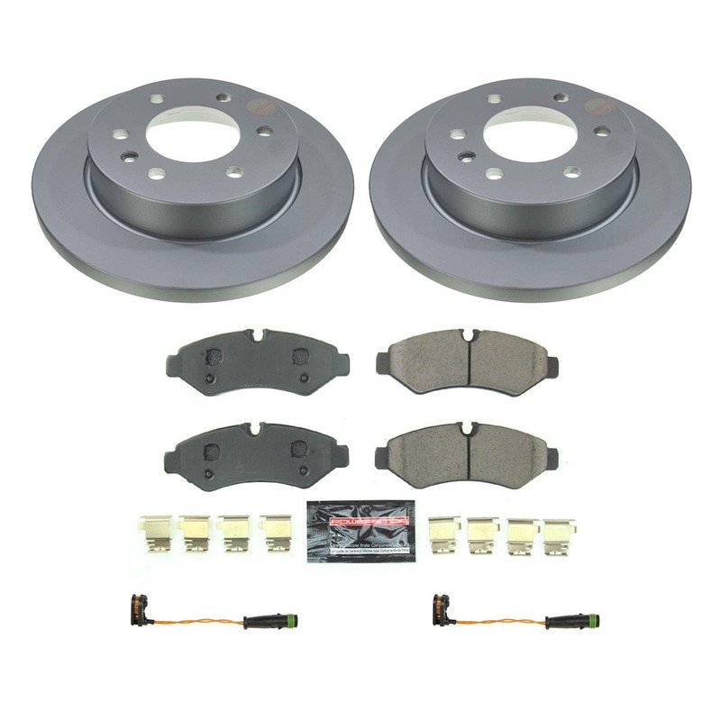 Powerstop Rear 2 Wheel 298mm Discs & Pads Kit for Sprinter 1500 2500 eSprinter gallery