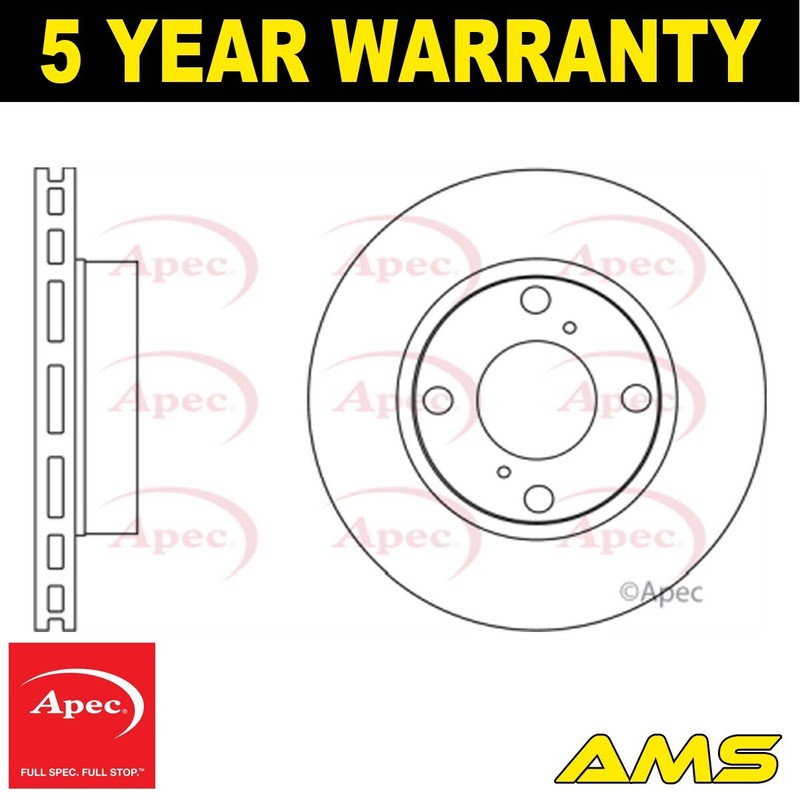 Fits Suzuki Alto Nissan Pixo 1.0 Brake Disc Front Apec 402064A00G