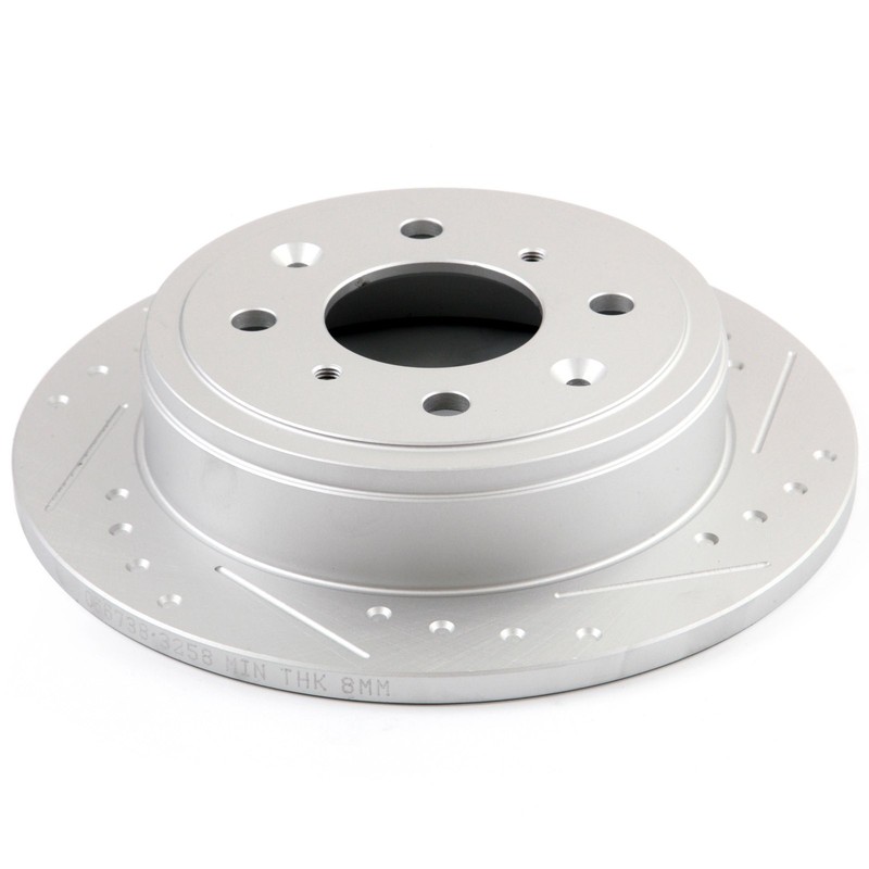 4x Front Rear Brake Rotors Discs Drilled Slotted For Front Rotors Measure 240mm gallery