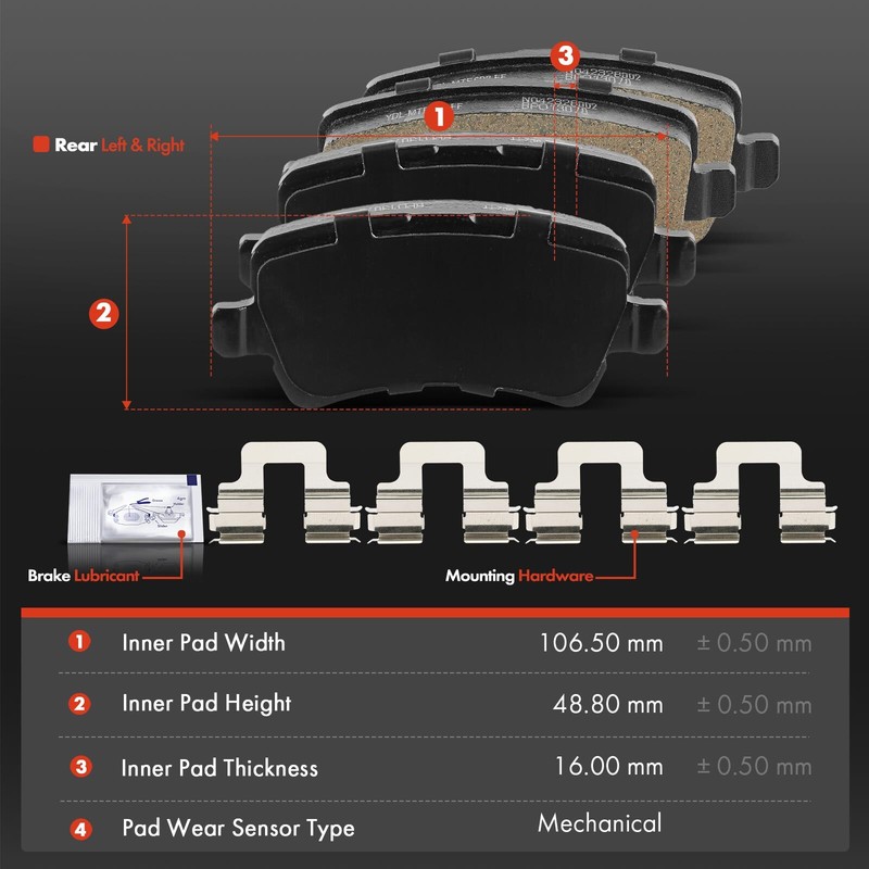 12x New Front & Rear Left & Right Drilled Rotor & Brake Pad for Volvo XC60 10-15 gallery