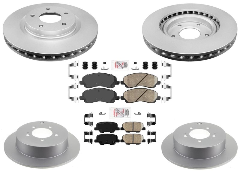 Improved Brake Rotors Pads Front Wheel Drive Fits Mitsubishi Outlander 2013-15