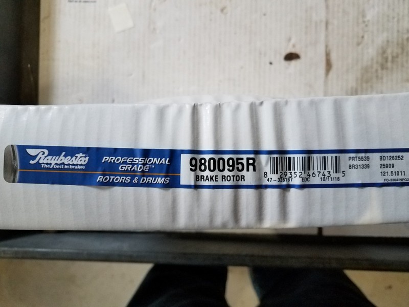 Disc Brake Rotor Raybestos 980095R