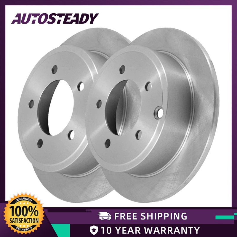 Rear Solid Disc Brake Rotors for 2007 2008 2009 2010 2011 – 2017 Jeep Patriot