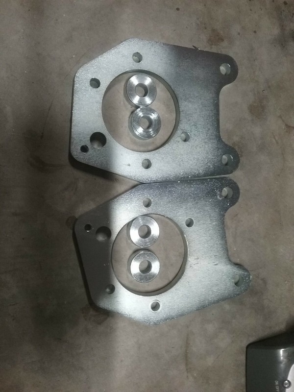 Currie New Big Ford Rear Brake Adapter Brackets 2005-2011 Mustang 11.75″