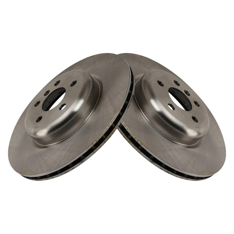 TRQ BRA52668 Disc Brake Rotors For BMW X5 2022-2024 Rear 34216860925