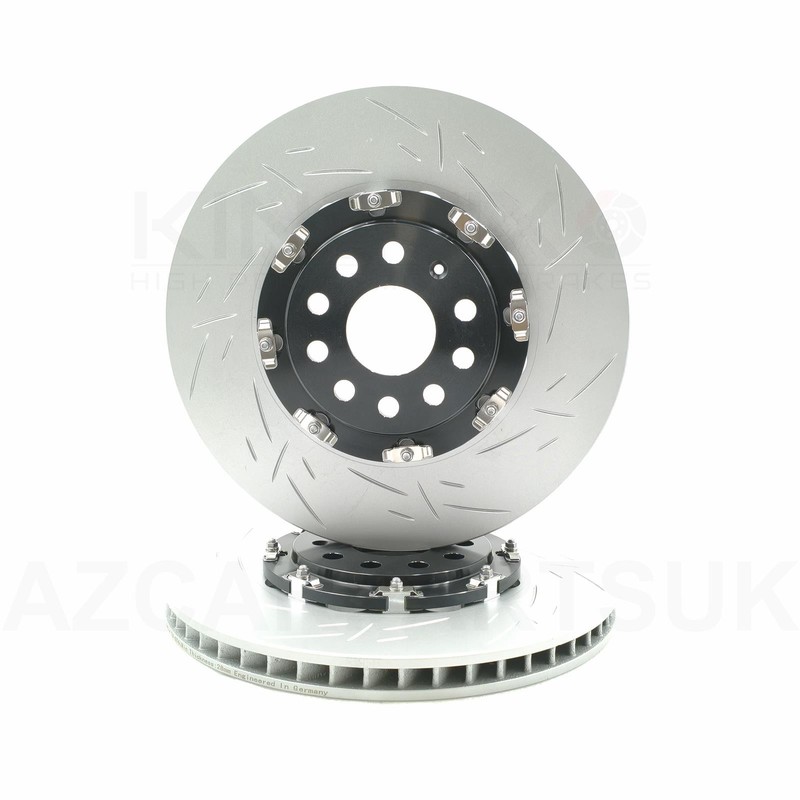 FOR VW GOLF R MK6 (09-16) TWO PIECE FLOATING FRONT BRAKE DISCS PAIR 345mm X 30mm