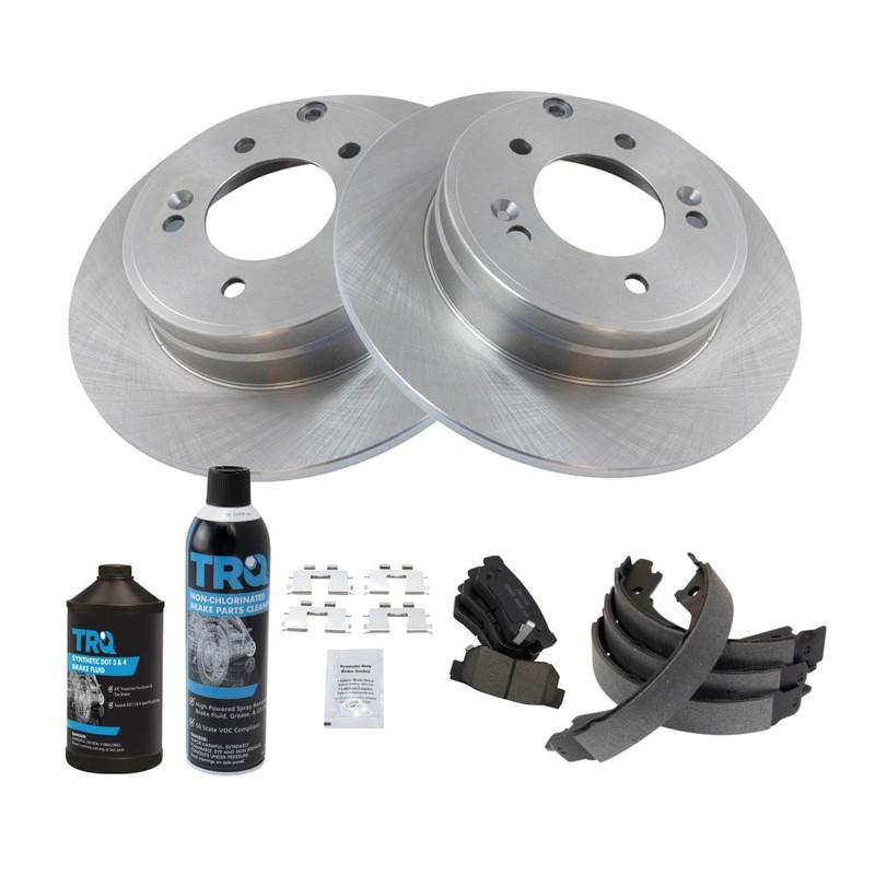 Rear Ceramic Brake Pad & Rotor Kit Fits 2007-2008 Hyundai Sonata