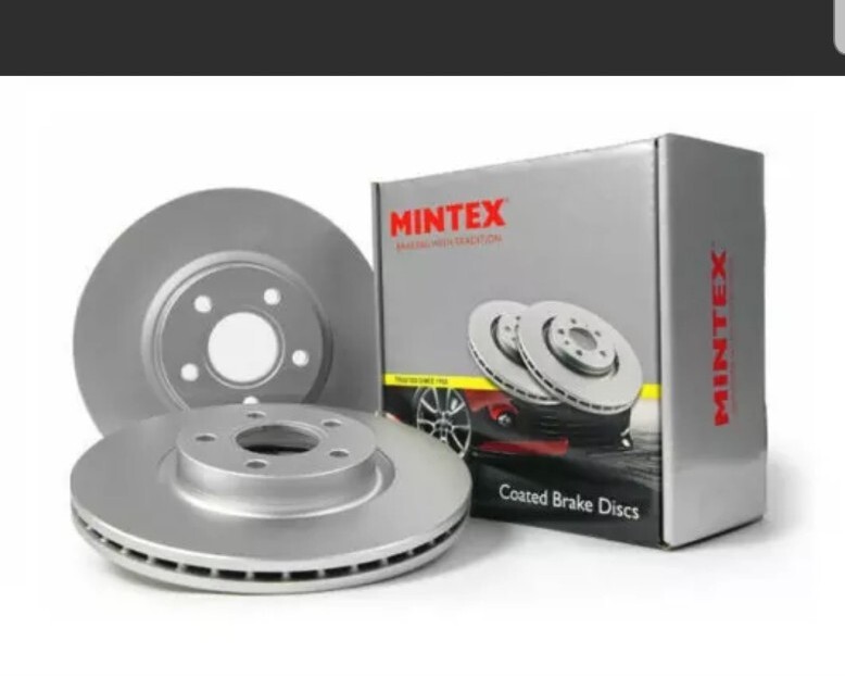 Rear Brake Discs Set L/R Fits FORD SEAT VW SHARON Mintex MDC1018C