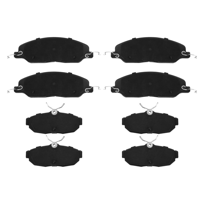 Spec D1081 D1082 8Pcs Front Rear Ceramic Brake Pads For Mustang 4.6L GT Bullitt gallery