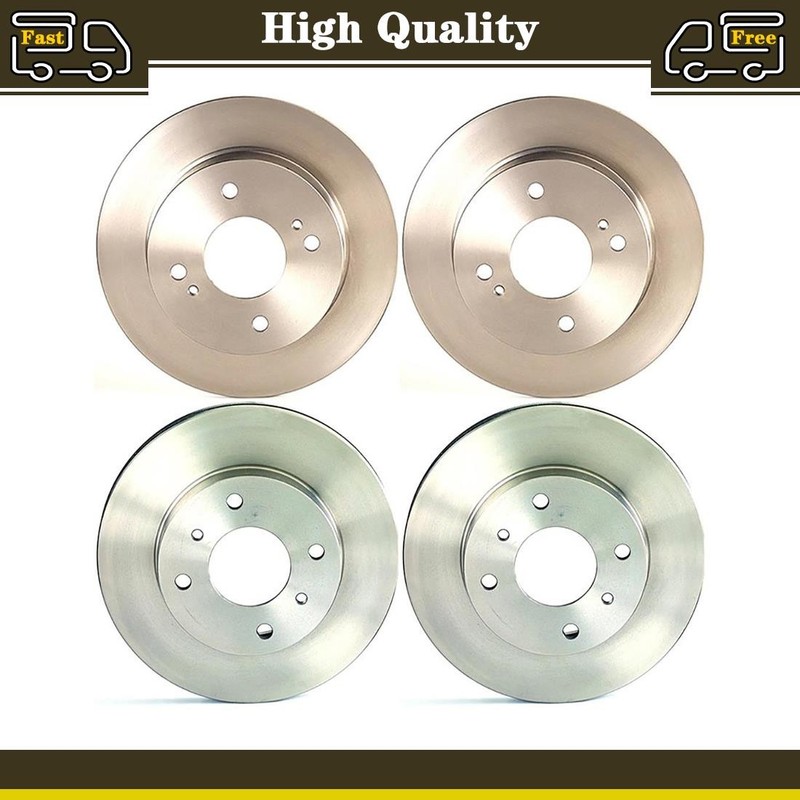 Front and Rear Disc Brake Rotors Fits INFINITI G20 2.0L Nissan Sentra 1.8L