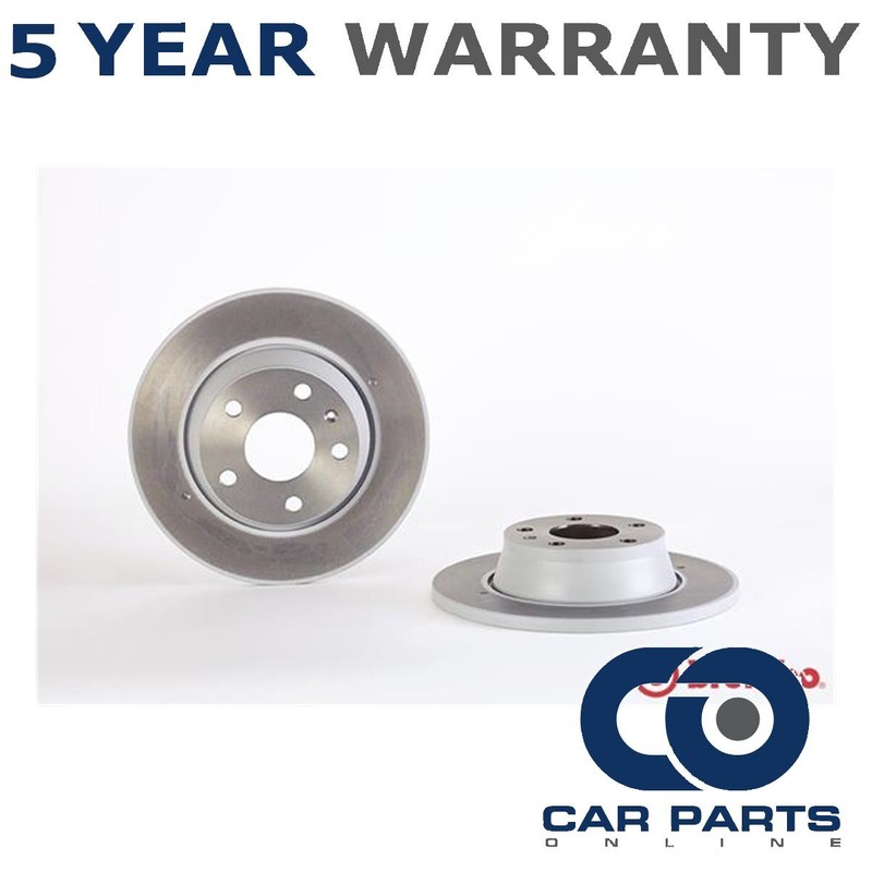 Brake Discs Rear CPO Fits Audi TT 2006-2014 1.8 2.0 TDi 2.5 3.2 8J0615601