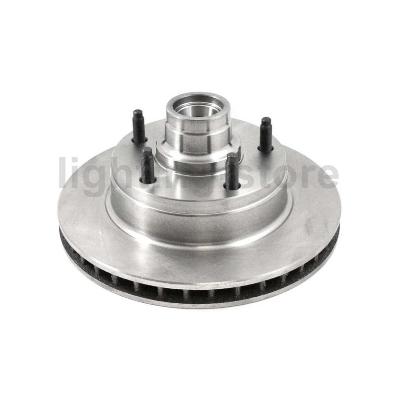 Front Brake Pads & Rotors and Hub Assembly Fits 1986 Ford E-150 Econoline F-150 gallery