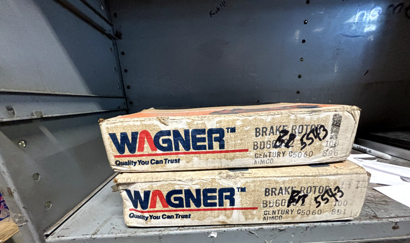 WAGNER BD60592 ROTOR NOS. U.S.A. OR CANADA MADE 2 OF THEM