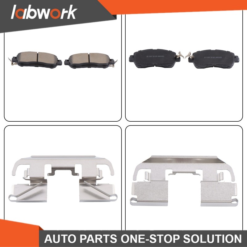 Labwork Front Disc Brake Rotor & Ceramic Brake Pad For Nissan Kicks 2018-2022 gallery