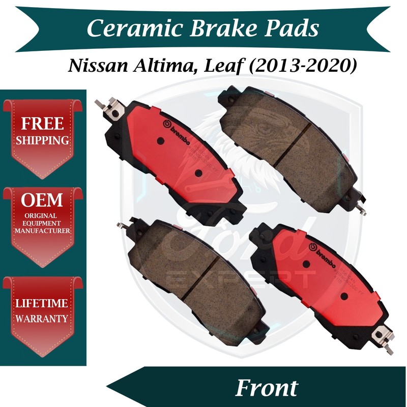 Brembo OEM Front Ceramic Brake Pads Kit For 2013-2020 Nissan Altima, Leaf